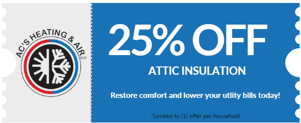 25% off attic insulation offer