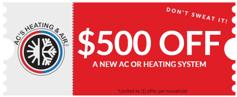 $500 off new system offer